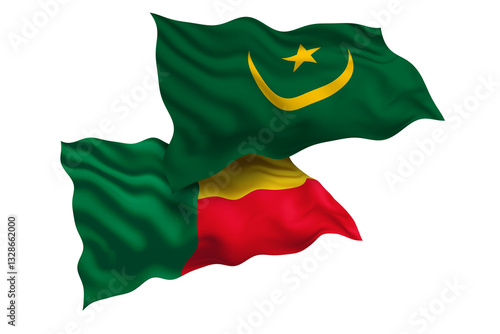 Mauritania and Benin Friendship Flags Diplomatic Relations of Two countries, Sports competition