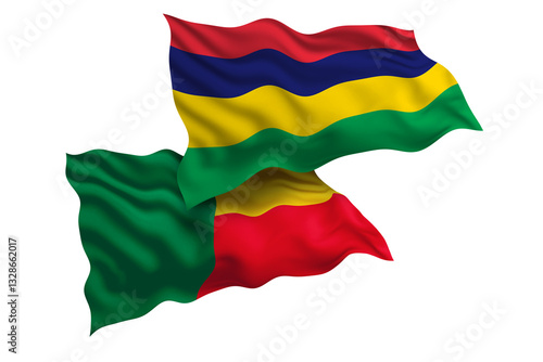Mauritius and Benin Friendship Flags Diplomatic Relations of Two countries, Sports competition