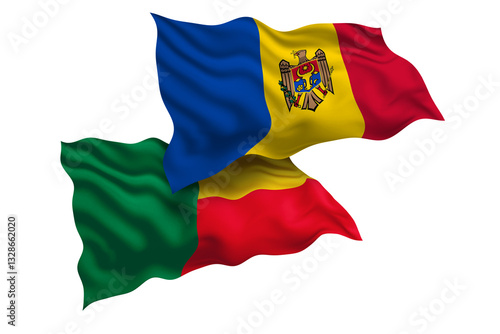 Moldova and Benin Friendship Flags Diplomatic Relations of Two countries, Sports competition
