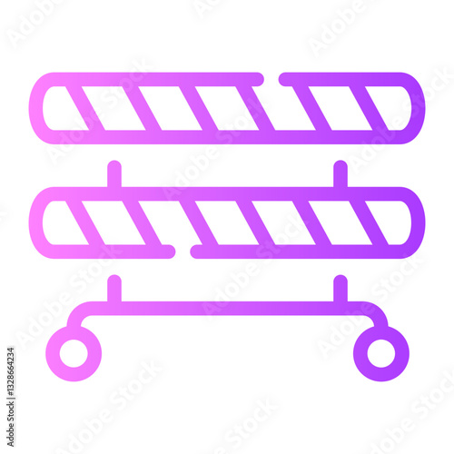 barrier Line Gradient Icon