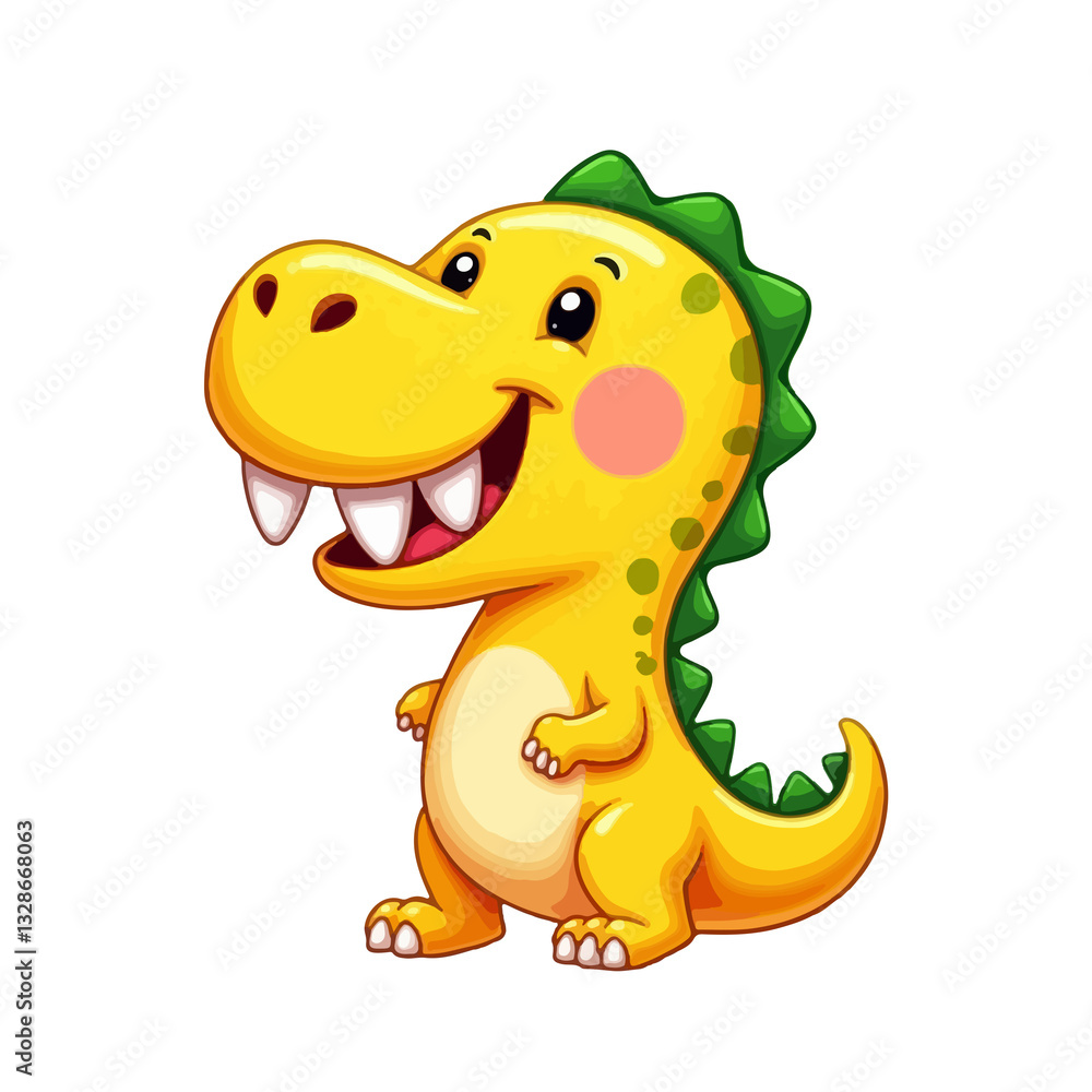 Fototapeta premium a dinasor smilling face