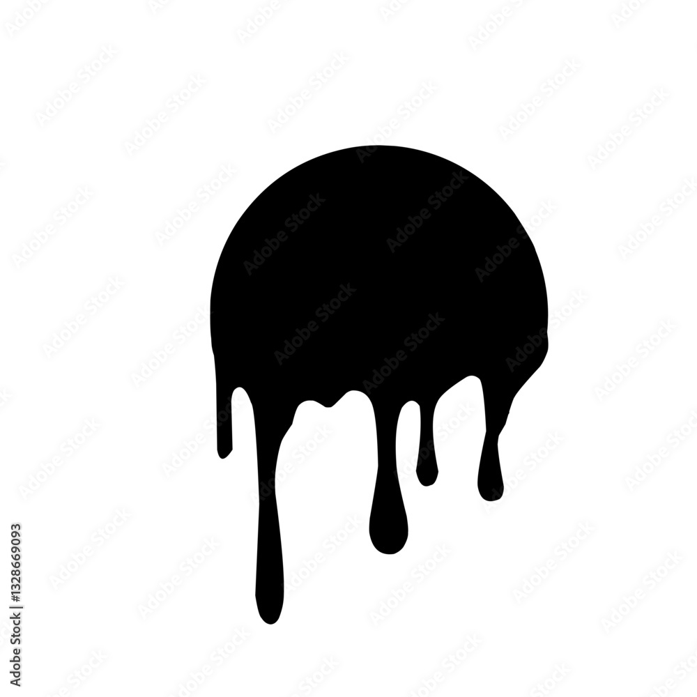 Dripping Circular Liquid 