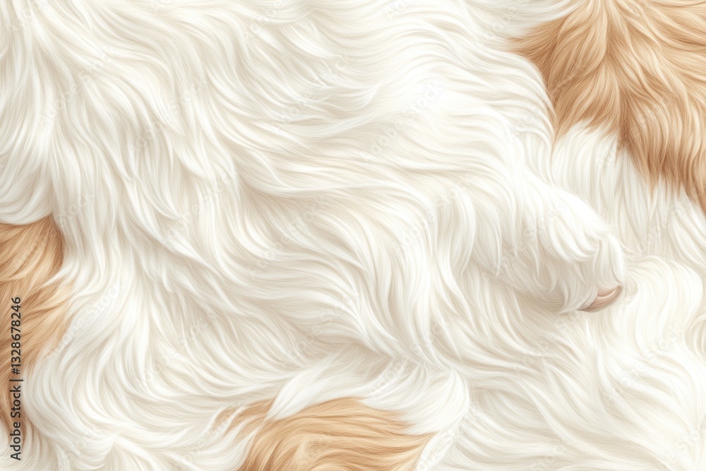 Hyper-realistic Cowhide Texture Showcasing Soft Brown and White Elements in a Warm, Inviting Design Hyper-realistic Cowhide Texture Showcasing Soft Brown and White Elements in a Warm, Inviting Design