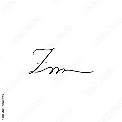 Hand Written Manual Signature for Document