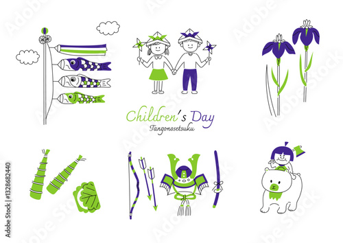 こどもの日のイラストセット