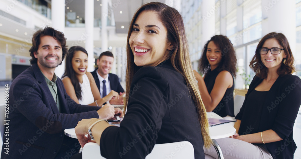 Ταπετσαρία Laughing, lawyer or happy woman in portrait for meeting, confidence or teamwork in workplace