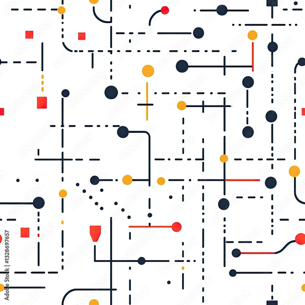 Modern Roadmap Pattern Dotted Lines and Directions for Business Planning Modern Roadmap Pattern Dotted Lines and Directions for Business Planning
