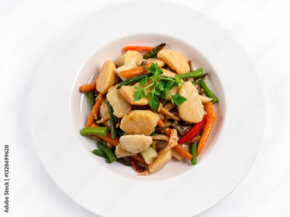 Asian Cuisine Dumplings with Mixed Vegetables Asian Cuisine Dumplings with Mixed Vegetables