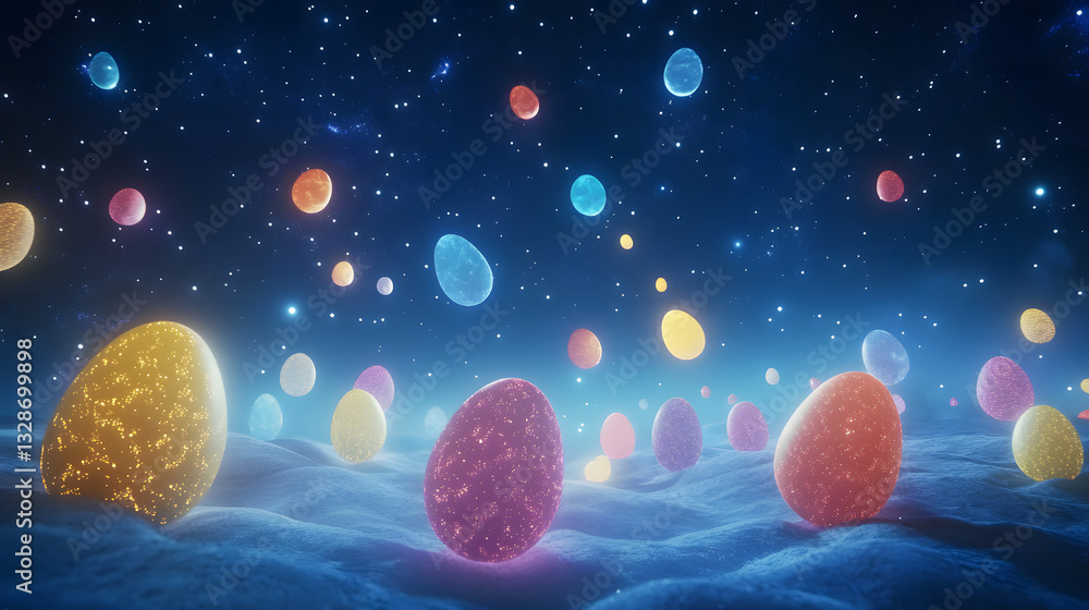 Fototapeta premium easter, egg, space, planet, star, sky, astronomy, galaxy, stars, moon, earth, sun, night, universe, light, planets, illustration, solar, cosmos, science, world, nebula, dark, eclipse, sphere, globe, g