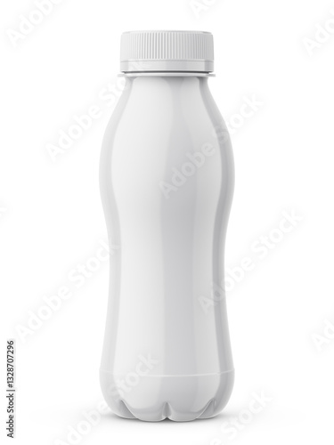 Dairy bottle mockup