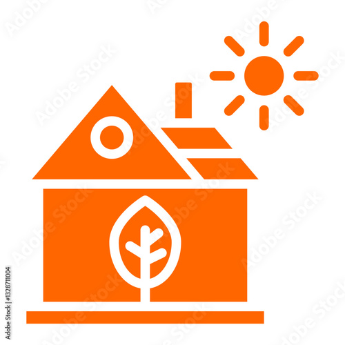 Vector Design Eco House Icon Style