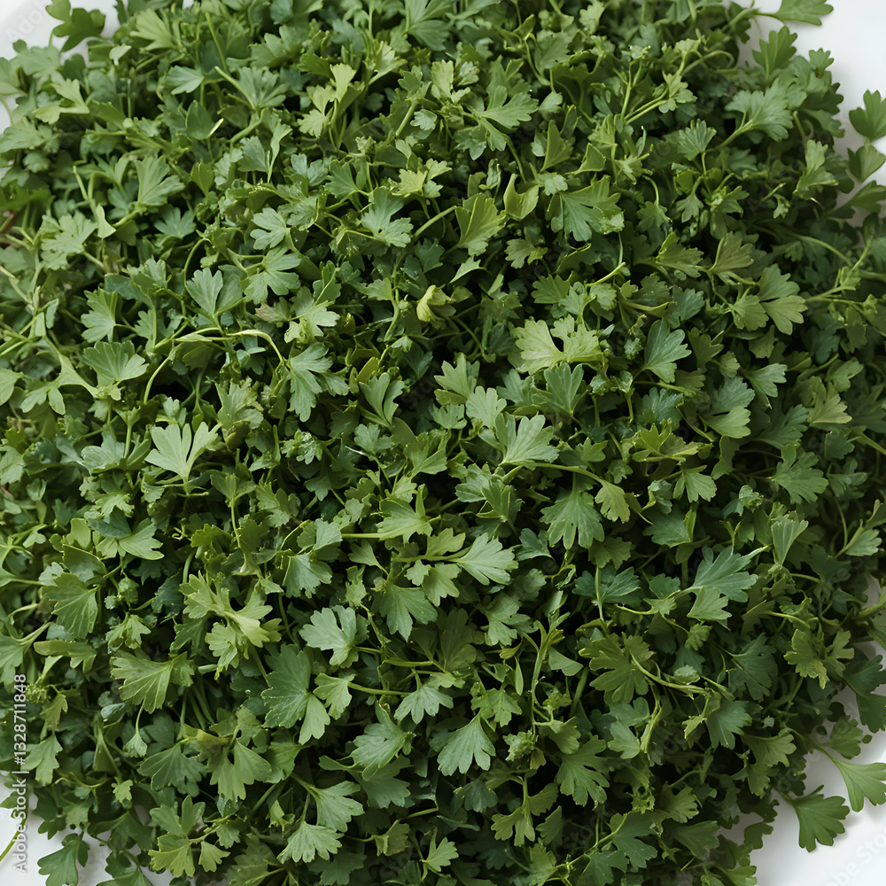 Obraz premium Fresh Chopped Cilantro