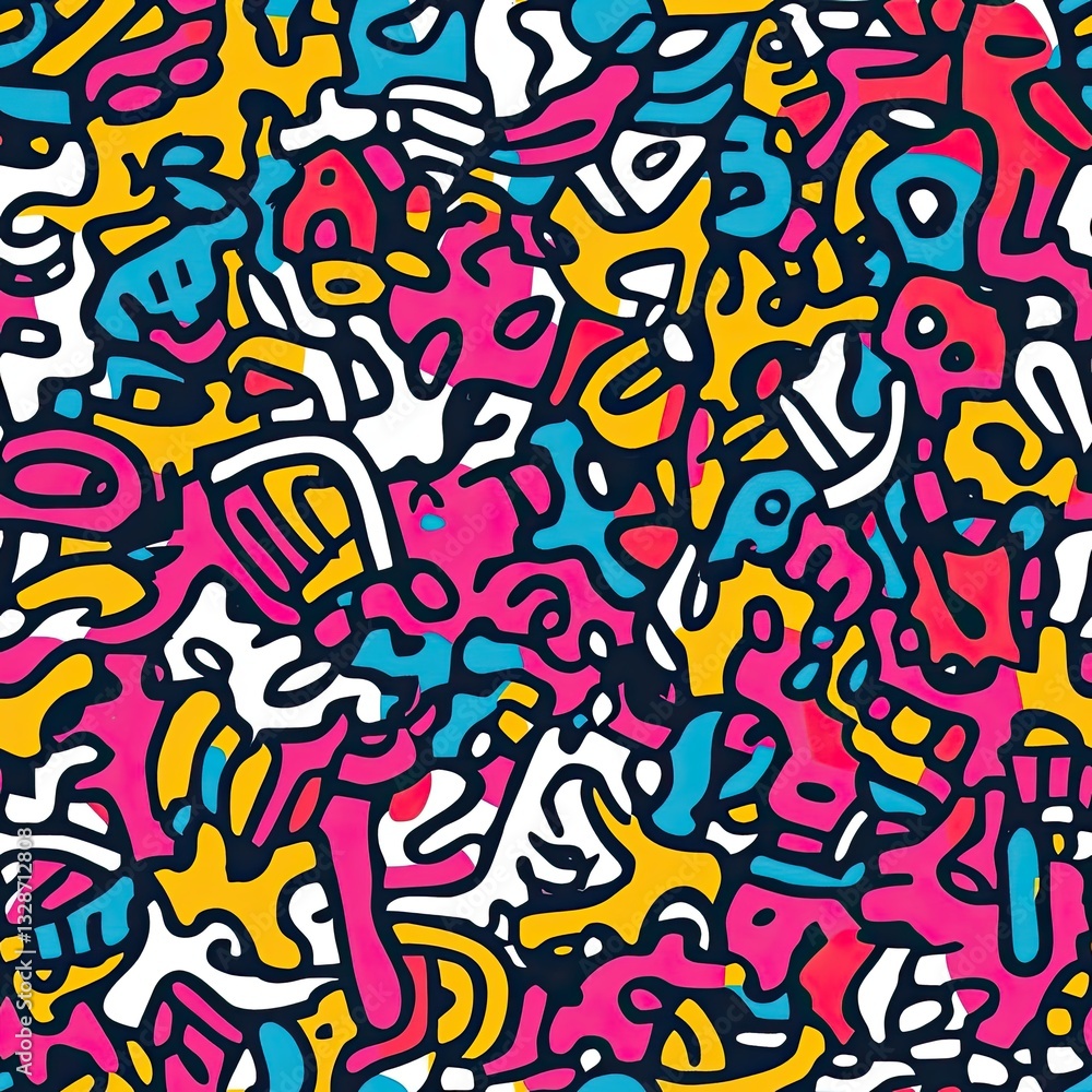 Playful Childlike Doodle Patterns Whimsical Scribble Backgrounds for Kids Playful Childlike Doodle Patterns Whimsical Scribble Backgrounds for Kids
