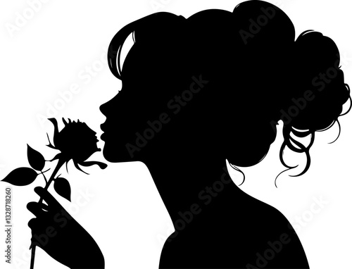 silhouette of a woman