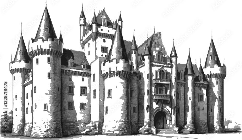 Obraz premium old castle in prague