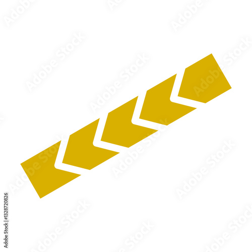 Barricade Tape Vector Design Icon Style