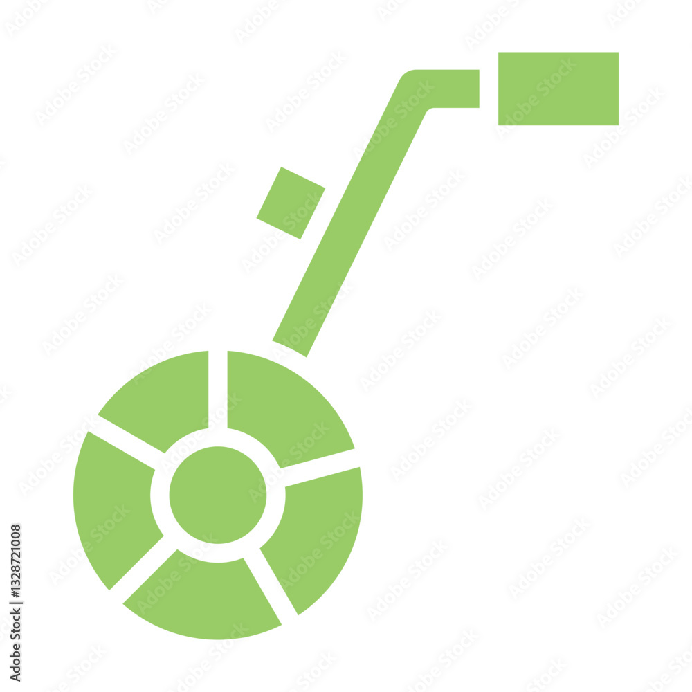 Measuring Wheel Vector Design Icon Style Measuring Wheel Vector Design Icon Style
