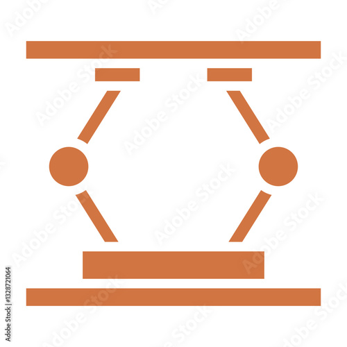 Hydraulic Jack Vector Design Icon Style
