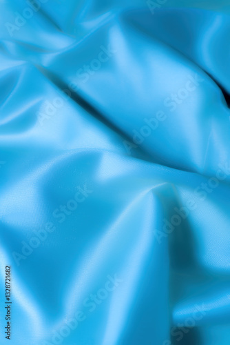 Shiny Blue Fabric Texture – Elegant Abstract Background