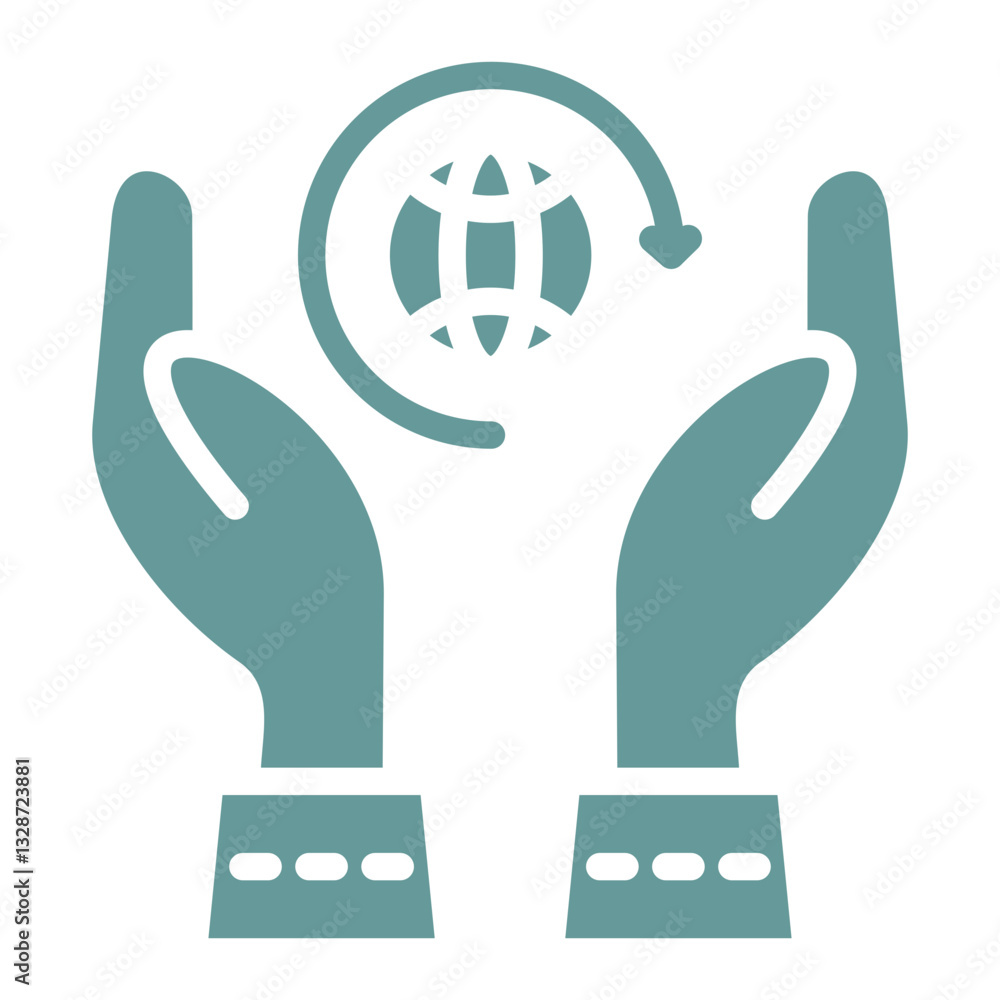 Eco System Protection Vector Design Icon Style Eco System Protection Vector Design Icon Style