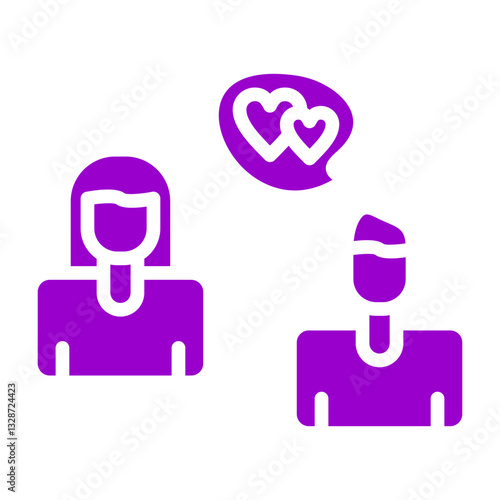 Flirtatious Vector Design Icon Style