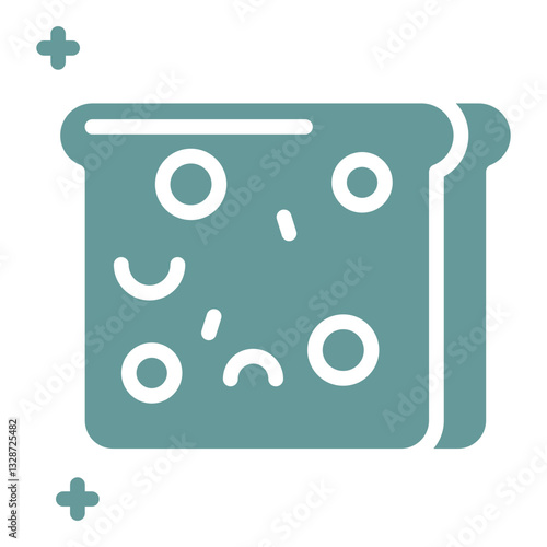 Whole Wheat Bread Vector Design Icon Style