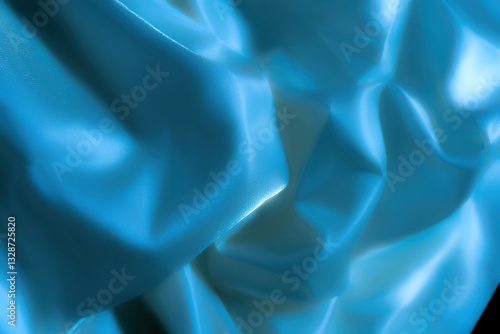 Shiny Blue Fabric Texture – Elegant Abstract Background