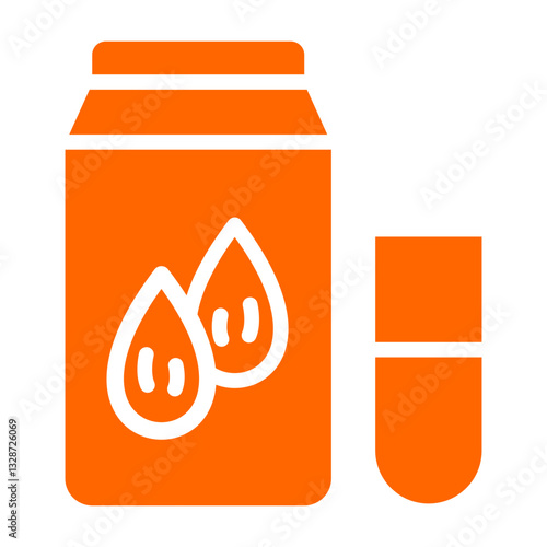 Almond Milk Vector Design Icon Style