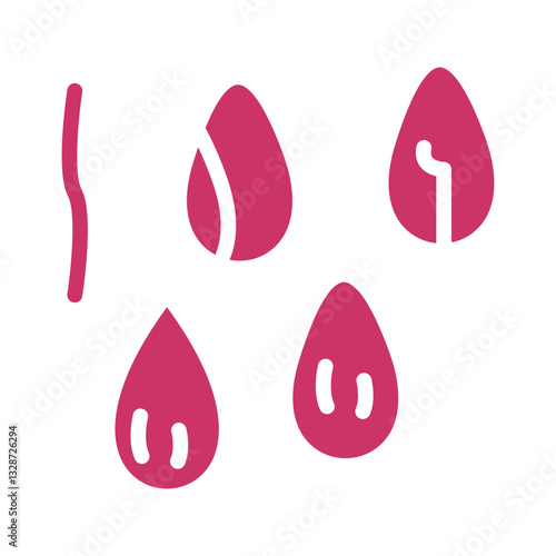 Chia Seeds Vector Design Icon Style