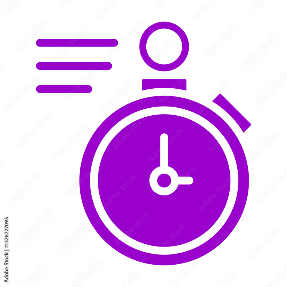 Timer Vector Design Icon Style Timer Vector Design Icon Style