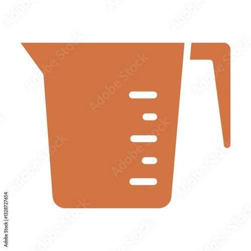 Vector Design Measuring Cup Icon Style