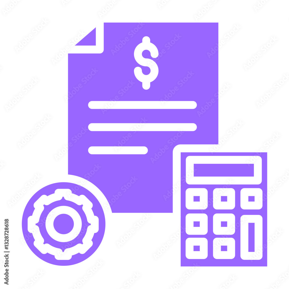 Vector Design Expenses Icon Style