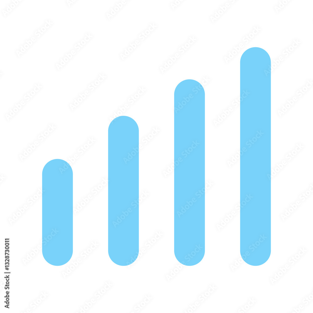 Minimalist Outline Signal Icon Vector