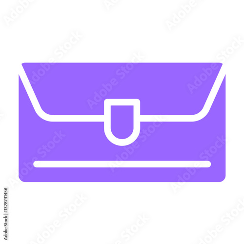 Vector Design Clutch Bag Icon Style
