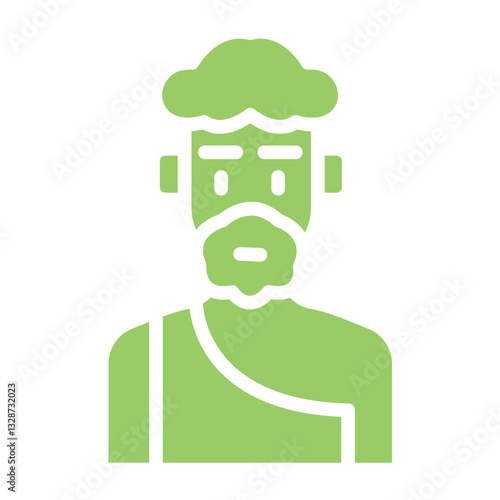 Vector Design Prehistoric Man Icon Style