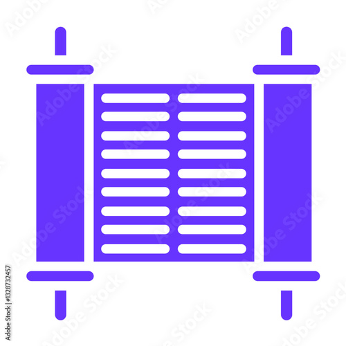 Vector Design Torah Icon Style