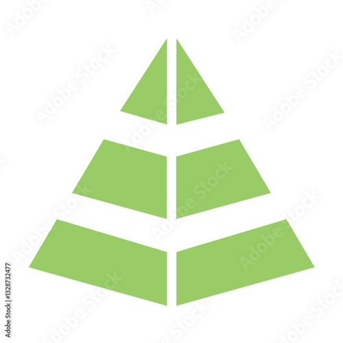 Vector Design Pyramid Icon Style