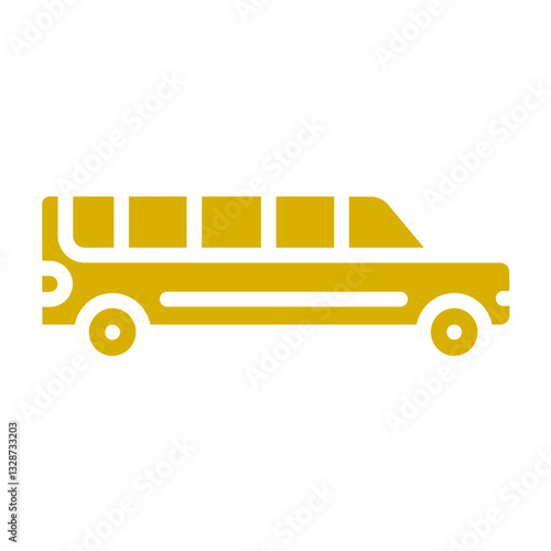 Vector Design Limousine Icon Style