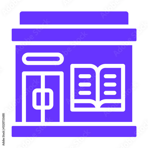 Vector Design Book Fair Icon Style