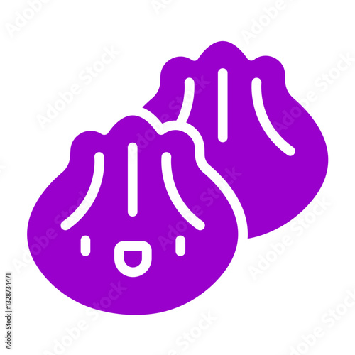 Vector Design Dumplings Icon Style