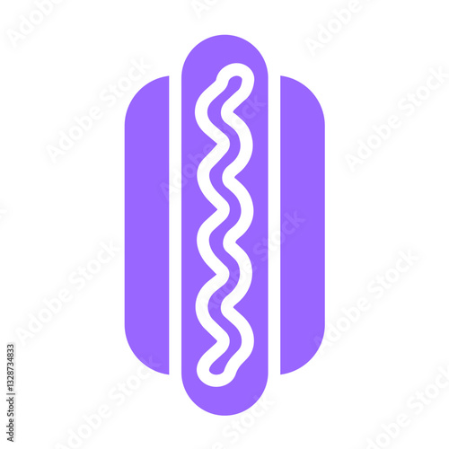 Vector Design Hot Dog Icon Style