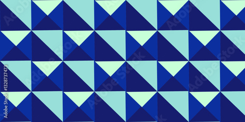 Abstract blue geometric digital polygonal creative technology triangle vector diagonal pattern texture background. polygonal gradient creative origami triangle design.
