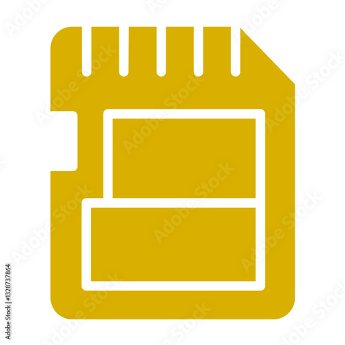 Vector Design SD Card Icon Style