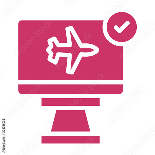 Vector Design Check In Icon Style