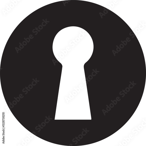  key hole icon vector design