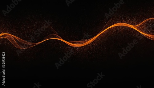 Abstract orange wave background design
1