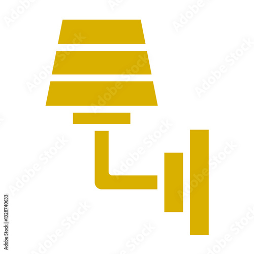 Vector Design Wall Lamp Icon Style