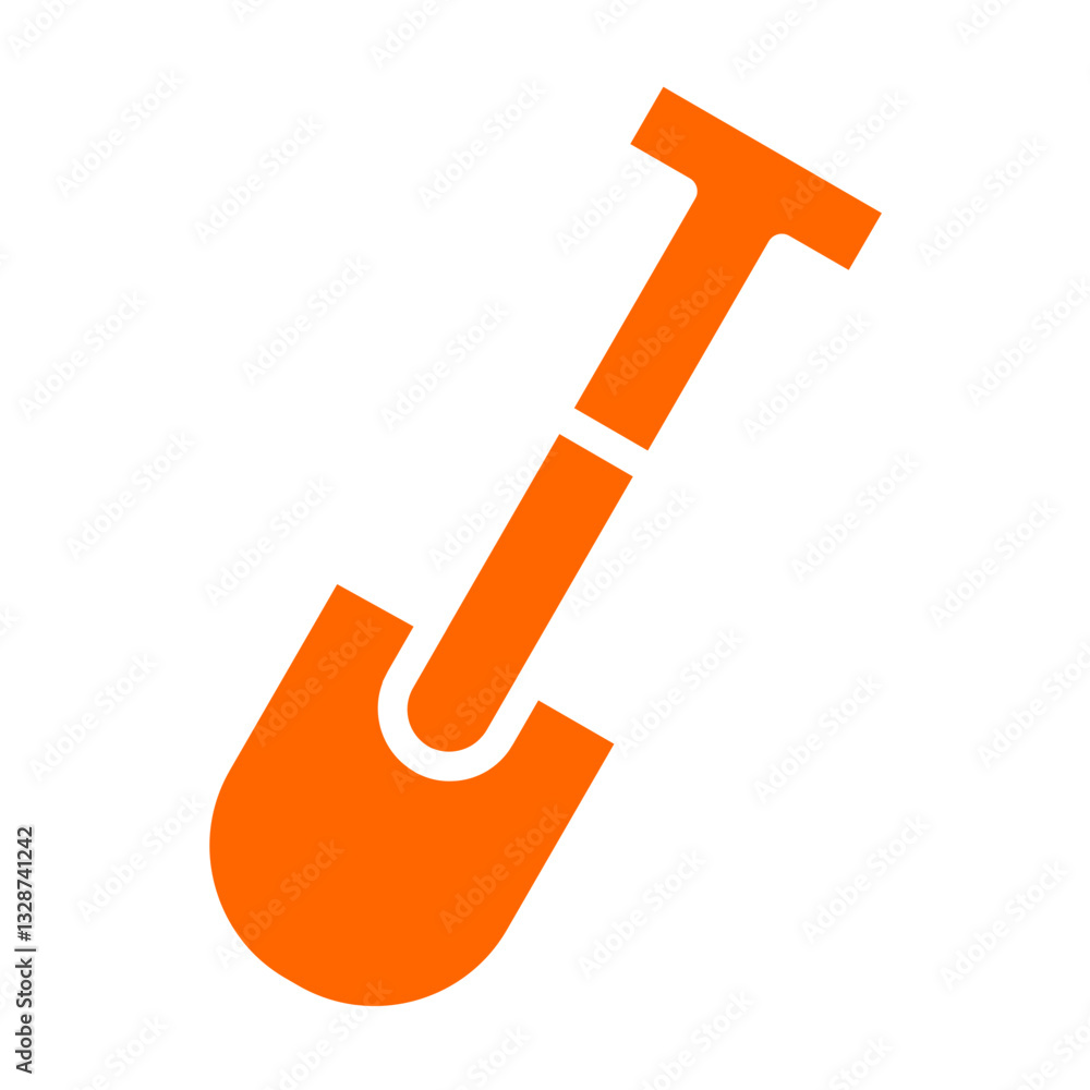 Vector Design Shovel Icon Style Vector Design Shovel Icon Style
