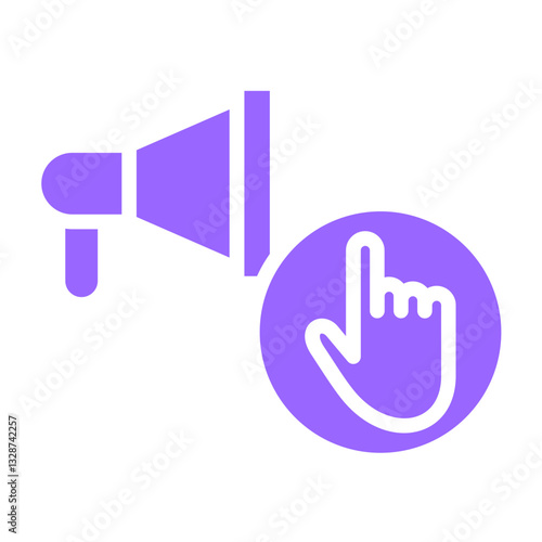 Vector Design Ad Blocker Icon Style