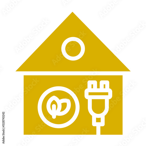 Vector Design Eco House Icon Style